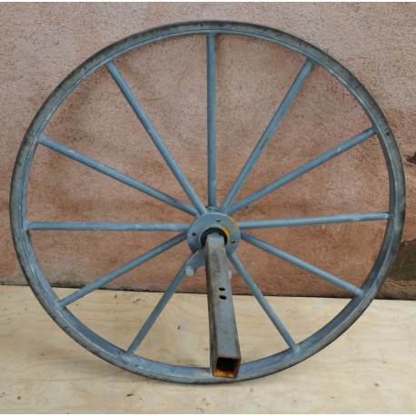 Roue à Bandage 100 cm avec demi essieu