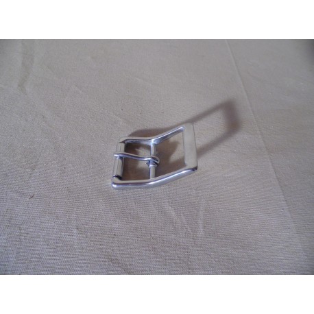 Boucle inox à rouleau avec passe pour cuir 38mm