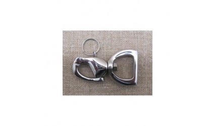 MOUSQUETON SECURITE 80MM CHAPPE 25MM - 1 PIECE