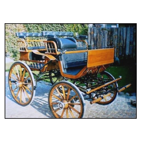 Voiture hippomobile en bois VB10