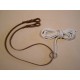 Cordeau sangle cuir et corde