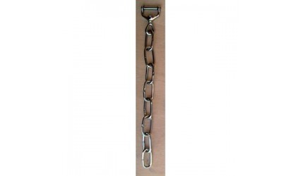 Mousqueton de trait avec chaine 8 maillon