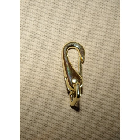 Mousquetons de guide laiton 63x25 mm