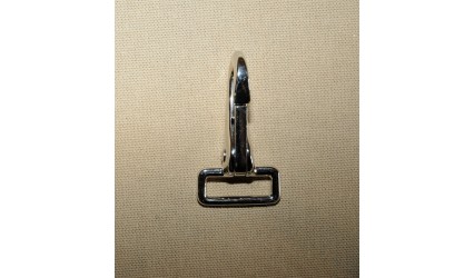 Mousquetons de guide nickelé 27x64 mm
