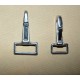 Mousquetons sur sangle inox 35 mm x 9 cm et 25 mm x 8 cm