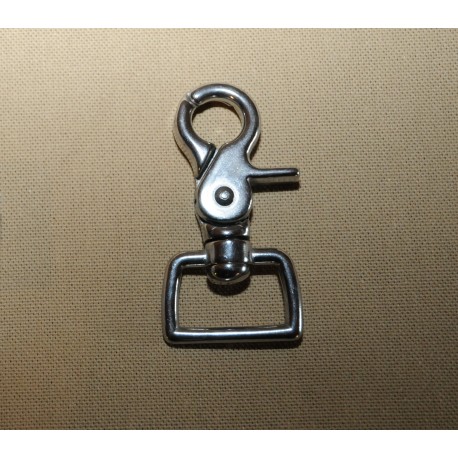 Mousquetons de guide mexicain rond inox 25x66 mm